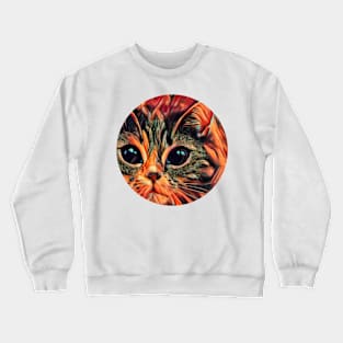 Fluffy floppy cat Crewneck Sweatshirt